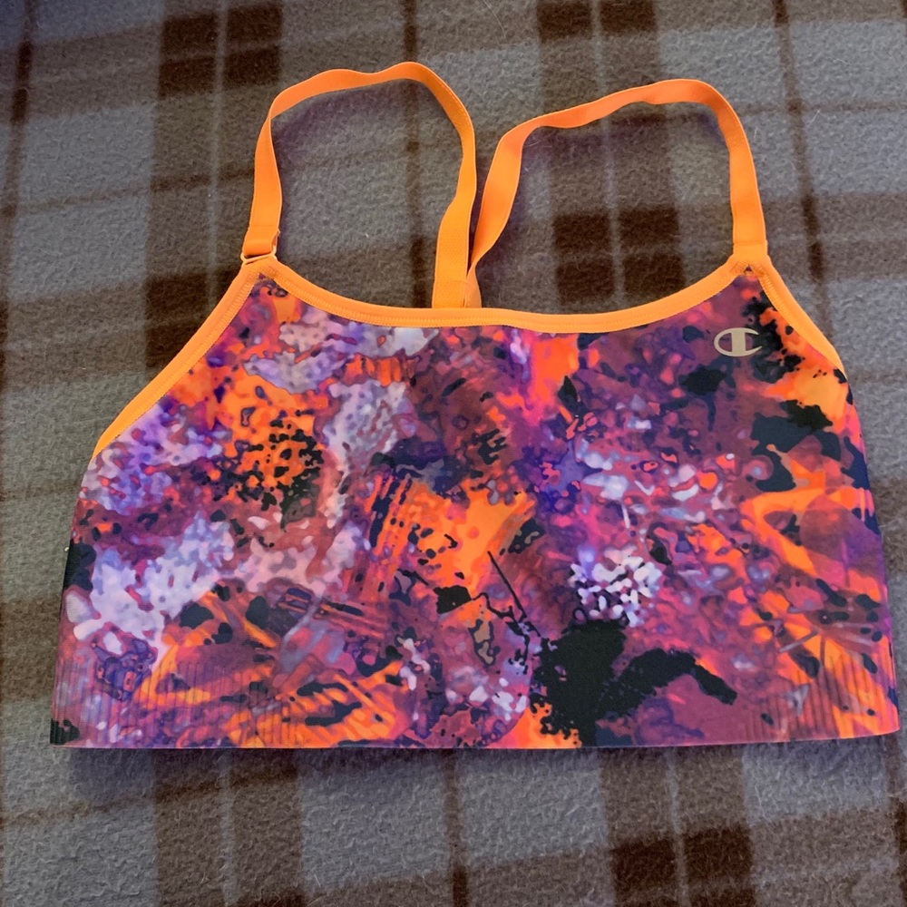 Champion Tie-Dye Sports Bra Size Medium NWOT